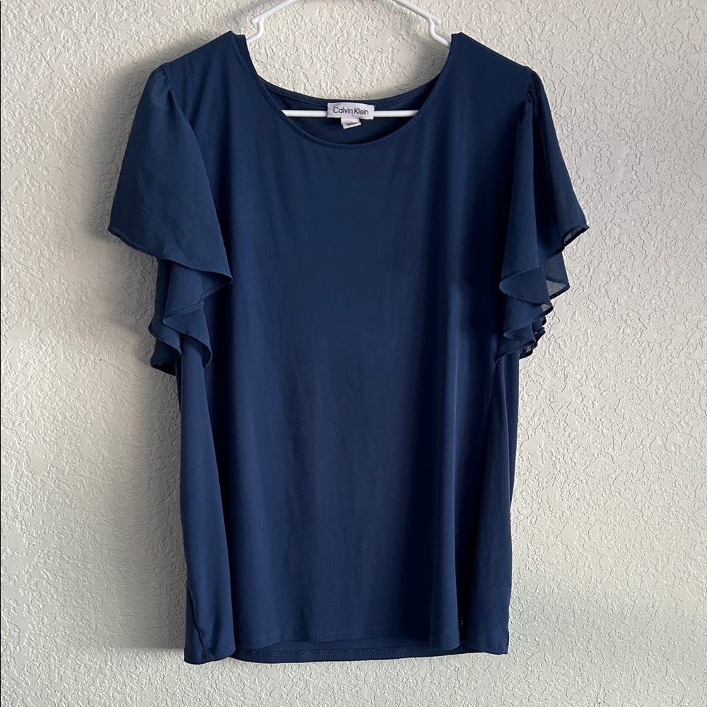 Calvin Klein Women's Blue Blouse